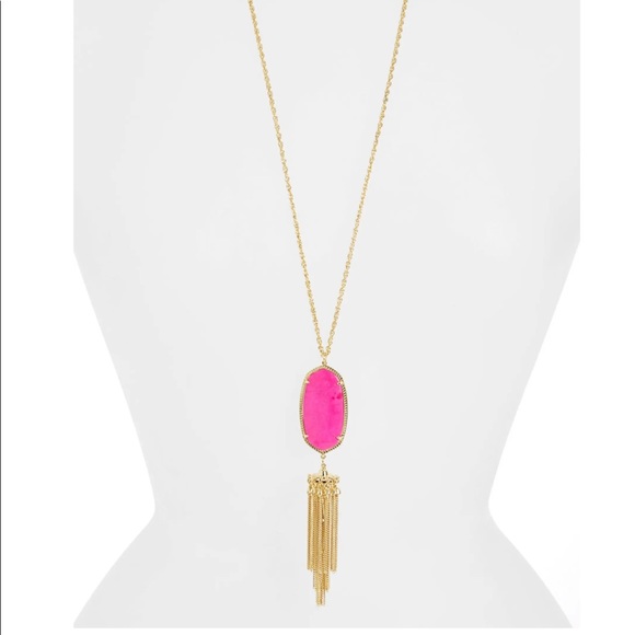 Kendra Scott Rayne Stone Tassel Necklace - Picture 2 of 16